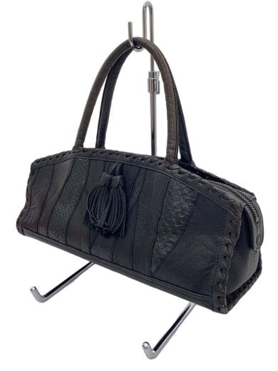 商品画像：ハンドバッグ/レザー/BLK/ 2