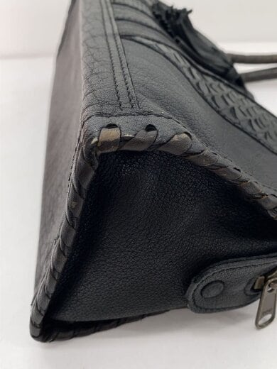 商品画像：ハンドバッグ/レザー/BLK/ 8