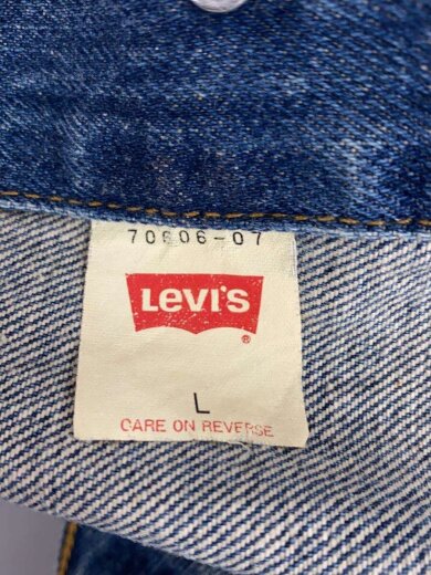 商品画像：Gジャン/L/デニム/IDG/無地/70606-07// 4