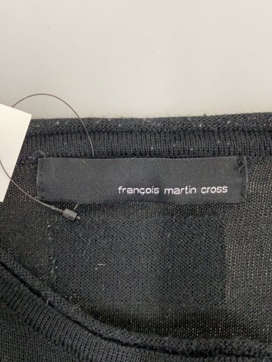 商品画像：FRANCOIS MARTIN CROSS/ニット・セーター(薄手)/S/ウール/BLK 3