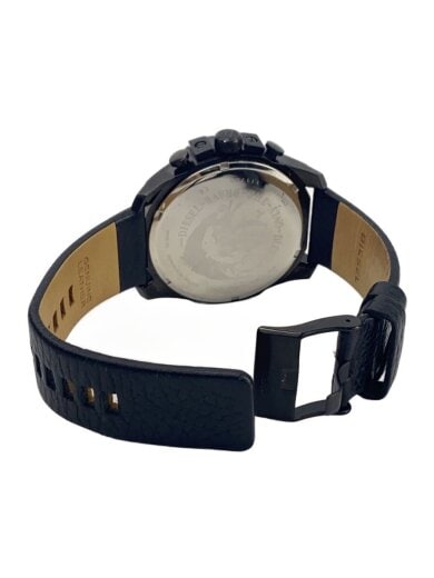 商品画像：クォーツ腕時計/デジアナ/レザー/BLK/BLK/DZ-4323/ 4