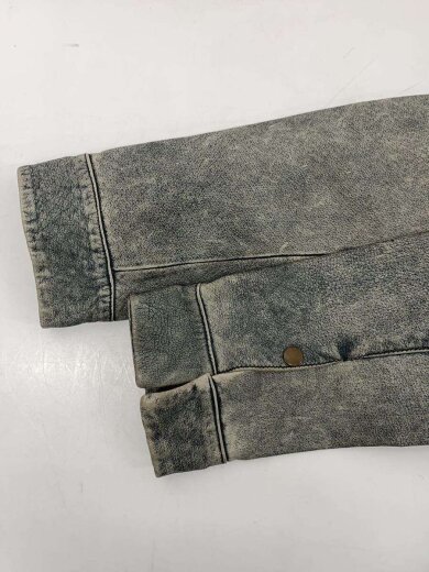 商品画像：コート/L/豚革/GRY/ 5