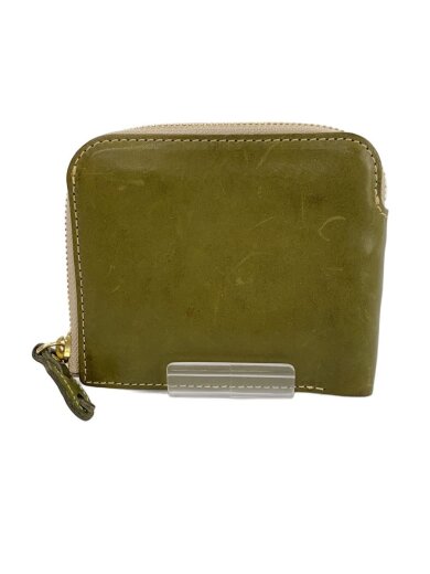 商品画像：財布/牛革/KHK/メンズ/究極サイフ/栃木レザー/L字ファスナー/ショートウォレット/ヌメ革 2