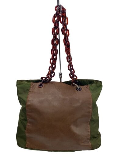 商品画像：トートバッグ/レザー/GRN/// 1