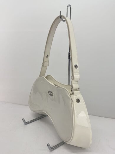 商品画像：ショルダーバッグ/エナメル/WHT/無地/P6255/ 2