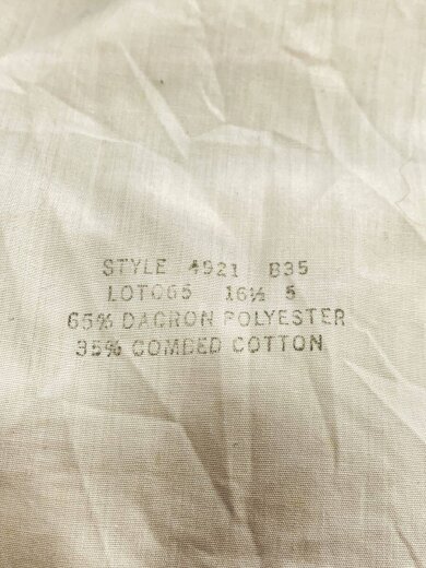 商品画像：長袖シャツ/16.5/ポリエステル/WHT/// 4