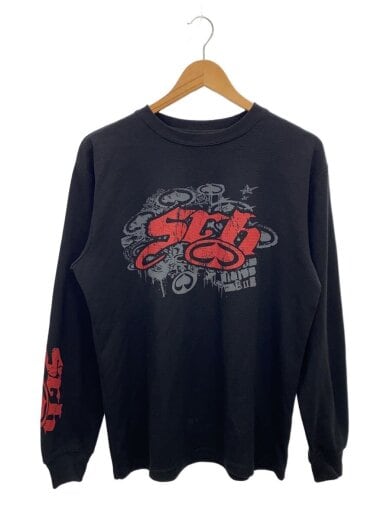 商品画像：SRH/長袖Tシャツ/M/ポリエステル/BLK/// 1