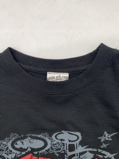 商品画像：SRH/長袖Tシャツ/M/ポリエステル/BLK/// 6