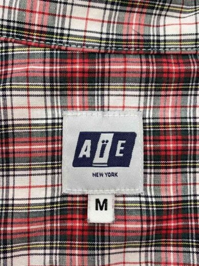 商品画像：長袖シャツ/M/コットン/RED/チェック 3