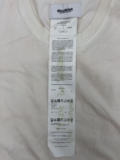 商品画像：Tシャツ/S/コットン/WHT/23AW64/ 4