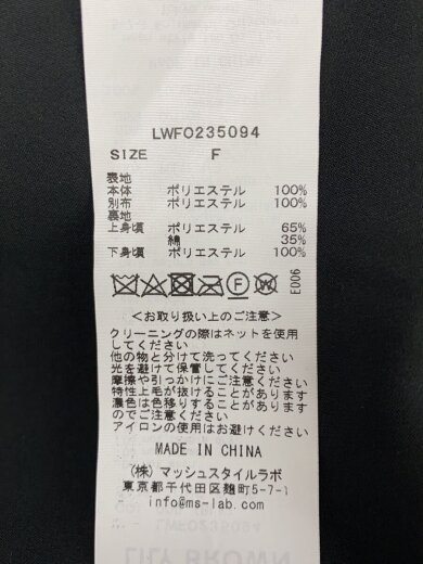 商品画像：ノースリーブワンピース/one/ポリエステル/BLK/LWFO235094/ 4