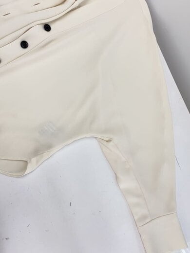 商品画像：エステルダブルクロスカーデブラウス/ポリエステル/WHT/25-051-240-5190-3-0/ 8