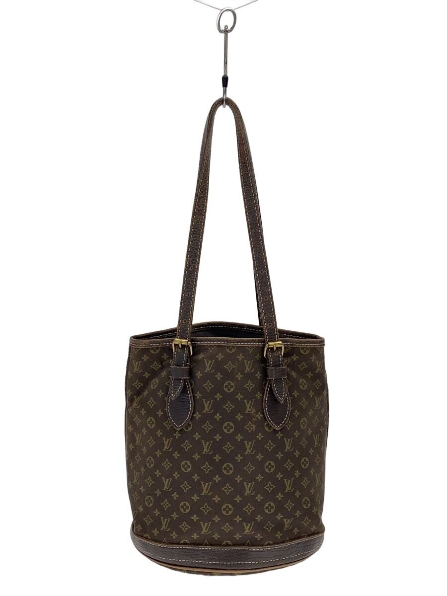 LOUIS VUITTON / バケットPM_モノグラム・ミニ・ラン/キャンバス/BRW