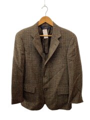 テーラードジャケット/346/ツイード/BRW/千鳥格子/usa製