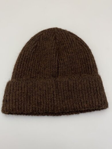 商品画像：ニットキャップ/--/ポリエステル/BRW/無地/メンズ/202668 2
