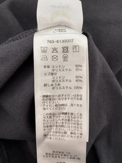商品画像：長袖Tシャツ/M/コットン/GRY/783-6130002// 4