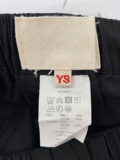 商品画像：ボトム/L/コットン/BLK/無地/YS-25SS-61// 3