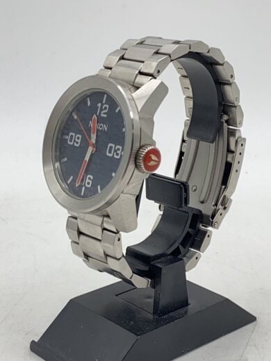 商品画像：クォーツ腕時計/アナログ/ステンレス/NVY/SLV 2