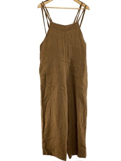 商品画像：キャミワンピース/FREE/リネン/BRW/GA07-24M008/サロペット 1