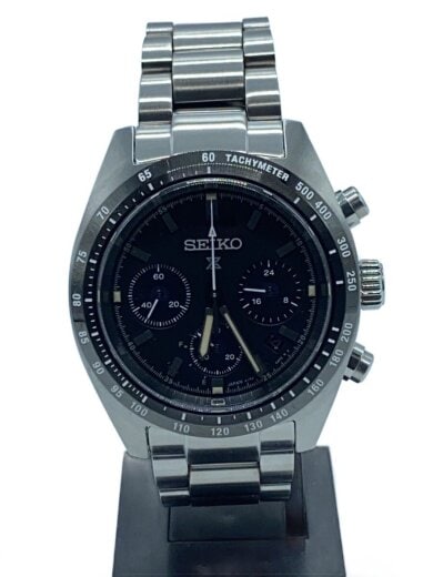 商品画像：ソーラー腕時計/アナログ/ステンレス/BLK/SLV/SBDL091 1