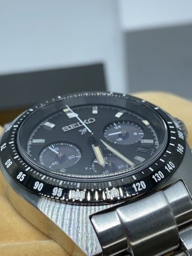 商品画像：ソーラー腕時計/アナログ/ステンレス/BLK/SLV/SBDL091 8