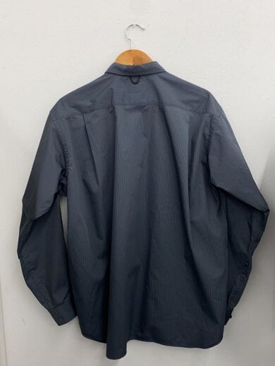 商品画像：TECH REGULAR STRIPE SHIRT長袖シャツ/M/ポリエステル/GRY/ストライプ/be-810// 2