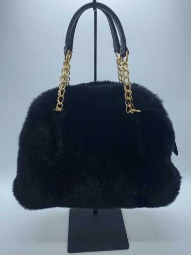 商品画像：ハンドバッグ/ファー/BLK 3