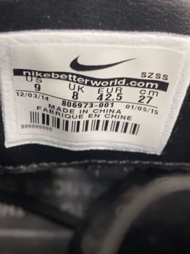 商品画像：ハイカットスニーカー_806973-001/27cm/BLK 5