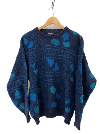 商品画像：ニット・セーター(厚手)/--/ウール/NVY 1