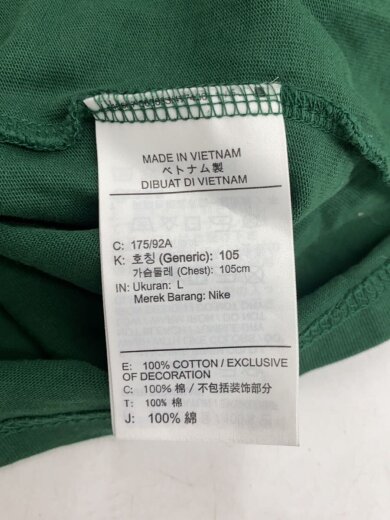 商品画像：Tシャツ/L/コットン/GRN/dd3342-341 5