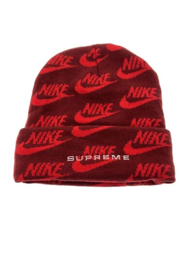 商品画像：JACQUARD RED BEANIE/ビーニー/ニットキャップ/アクリル/レッド/メンズ/DC4110-657 1