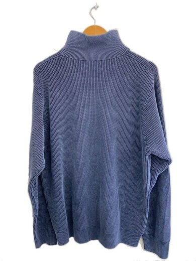 商品画像：ニット・セーター(厚手)/5/コットン/NVY/170-6160013 2