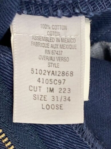 商品画像：ボトム/31/コットン/NVY/pj-mj-ya-2680 5