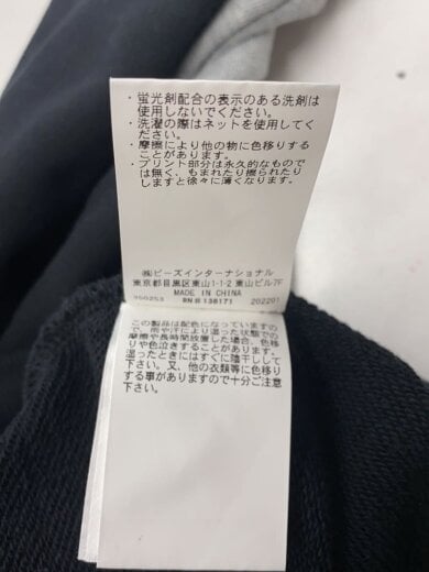 商品画像：スウェット/XL/コットン/BLK/プリント/101221012001 6