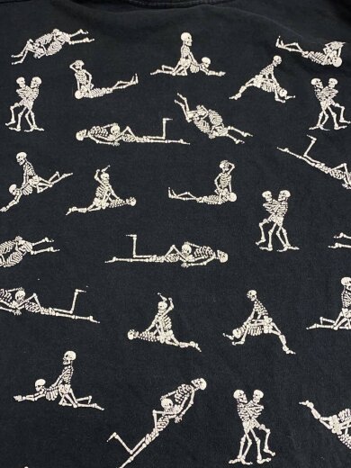 商品画像：1990/90s/スカル/48手/Tシャツ/--/--/BLK// 7