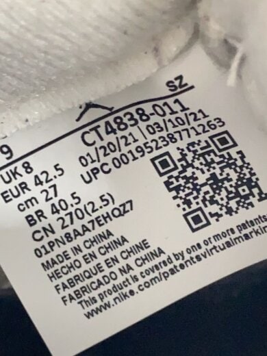 商品画像：AIR JORDAN 5 RETRO_エアジョーダン 5 レトロ/27cm/BLK 5