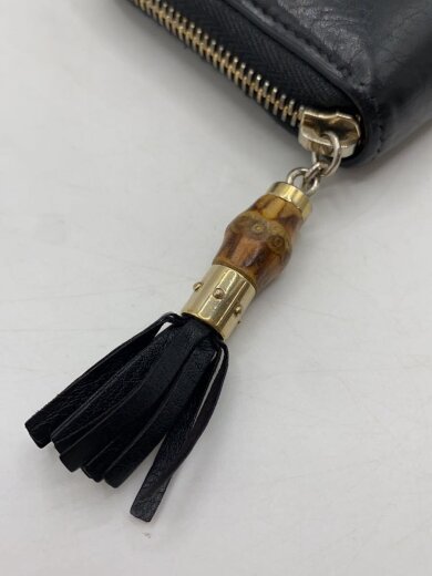 商品画像：ラウンドファスナー/長財布/レザー/BLK/無地/レディース/307984・1147// 6