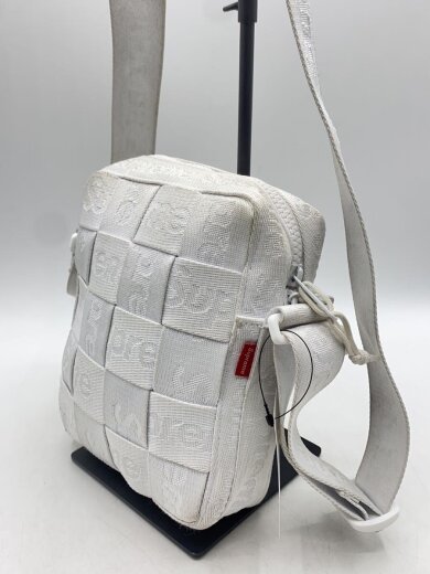商品画像：WOVEN SHOULDER BAG/WHT/無地// 2