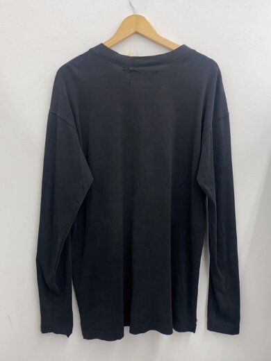商品画像：ヘンリーネックカットソー/M/コットン/BLK 2