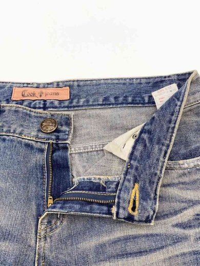 商品画像：レザーパッチ/cook jeans/ストレートパンツ/34/コットン// 3