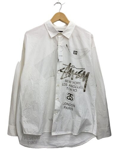 商品画像：WORLD TOUR SHIRT/M/コットン/WHT/総柄/1110249 1