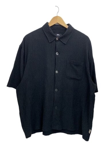 商品画像：Flat Bottom Crinkled/L/ポリエステル/BLK/無地/1110324 1