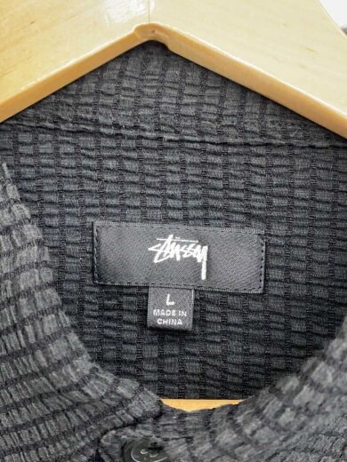 商品画像：Flat Bottom Crinkled/L/ポリエステル/BLK/無地/1110324 3