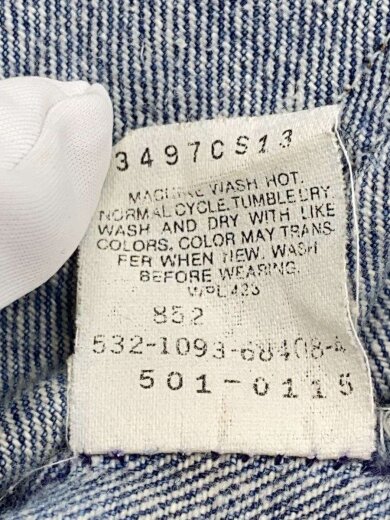 商品画像：USA製/ボタン裏532/ボトム/32/コットン/BLU/532-1093-68408-4 6
