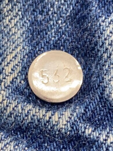 商品画像：USA製/ボタン裏532/ボトム/32/コットン/BLU/532-1093-68408-4 9