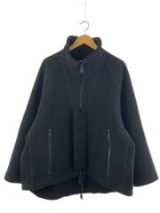 FLEECE ANORAK/フリースジャケット/M/ポリエステル/BLK