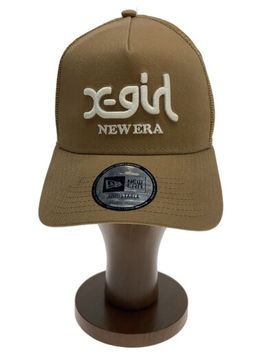 商品画像：×X-GIRL/汚れ有/キャップ/--/コットン/BEG/レディース 1