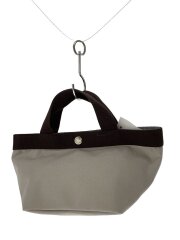 舟型トート/S/ハンドバッグ/ナイロン/GRY