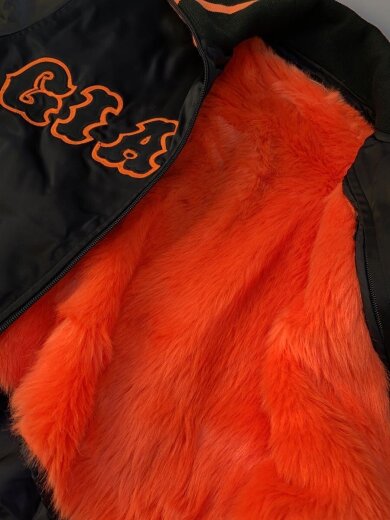 商品画像：ナイロンジャケット/S/ナイロン/BLK/無地/YG-100/GIANTS 8