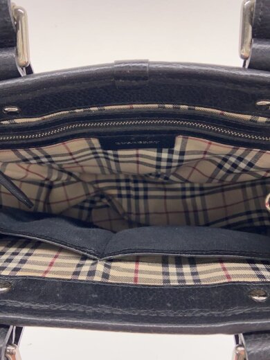 画像：BURBERRYハンドバッグ/レザー/BLK///6